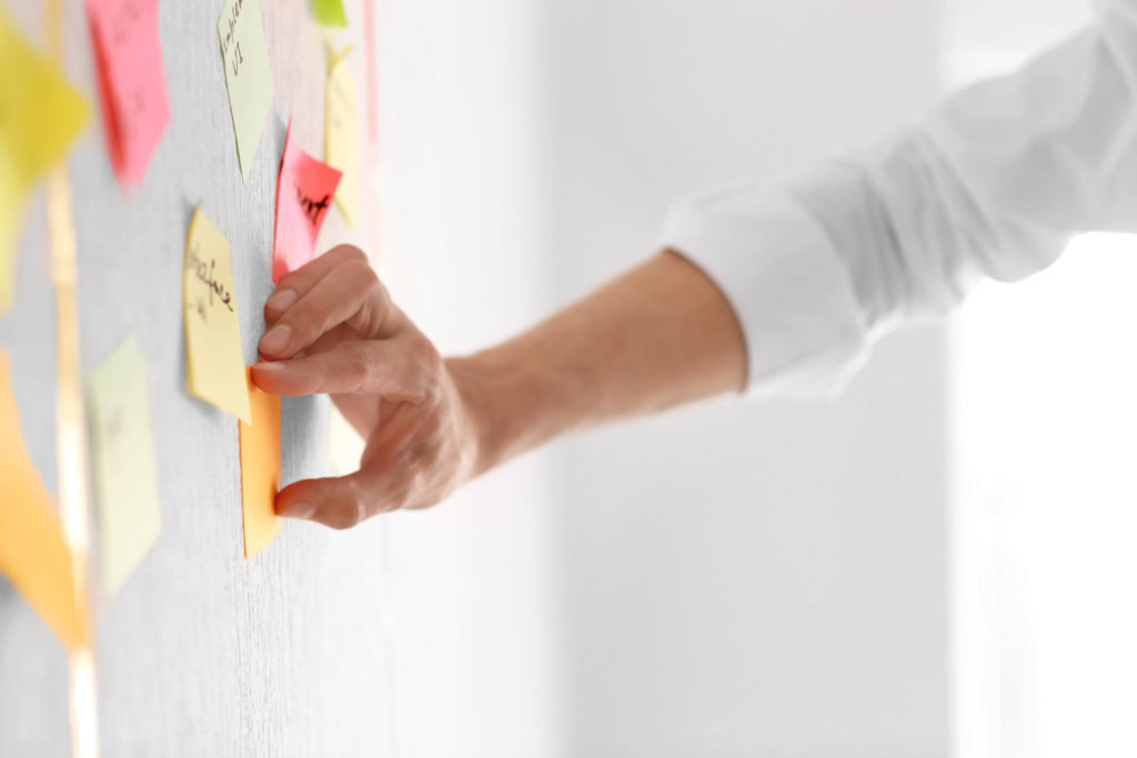 Dieses Bild zeigt eine Strategie-Session.